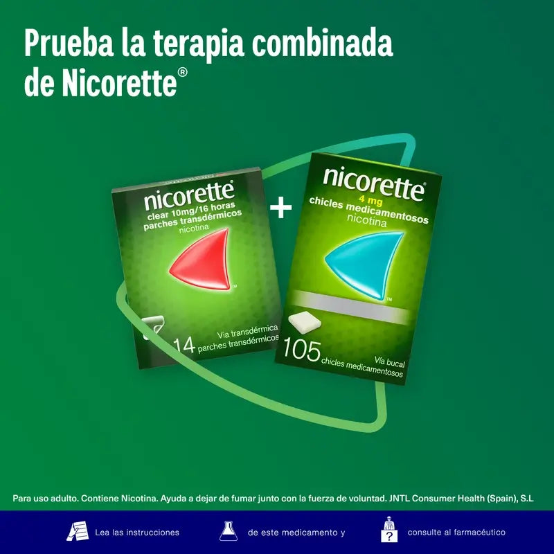 Nicorette 4 mg 105 Chewing gum