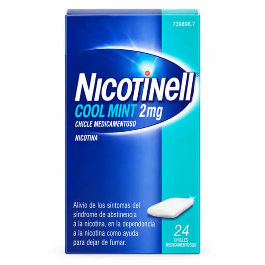 Nicotinell Cool Mint 2 mg 24 Medicated Chewing Gums