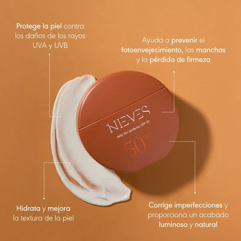 Nieves By Nieves Álvarez Daily Skin Perfector SPF50, 50 ml