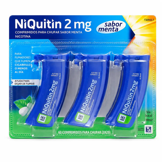 Niquitin 2 mg 60 Peppermint Tablets