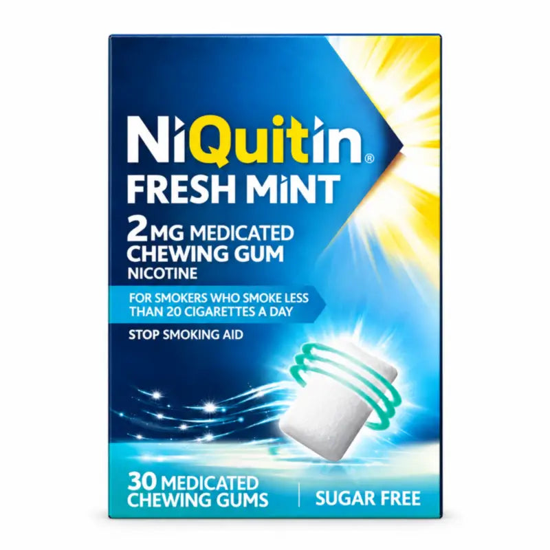 Niquitin Fresh Mint 2 mg, 30 Chewing Gums
