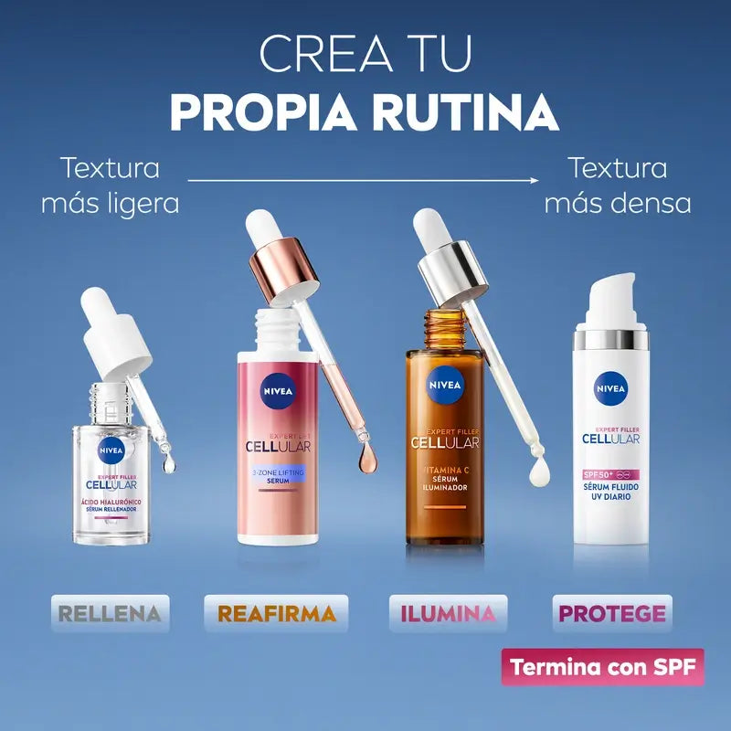 Nivea Cellular Expert Filler Daily Uv Fluid Serum Spf50+ 30Ml