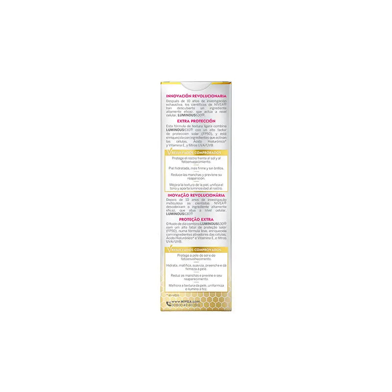 NIVEA Cellular Luminous630 Anti-Blemish Day Cream Fp50