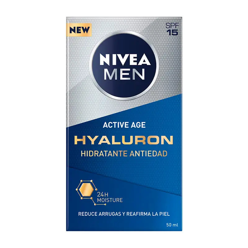 Nivea Men Moisturising Cream Hyaluron SPF 15, 50 ml