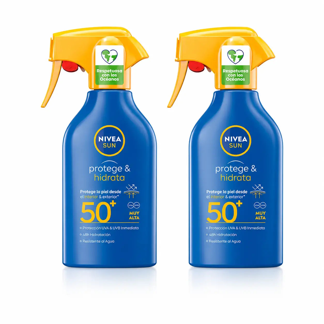 NIVEA Sun Protect & Moisturise SPF50+ Sun Spray, 270 ml, pack 2