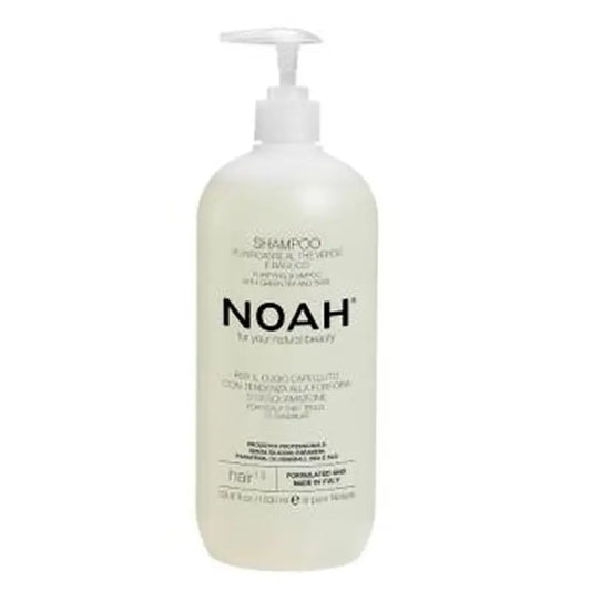 Noah Purifying Shampoo With Green Tea And Basil 1000Ml.