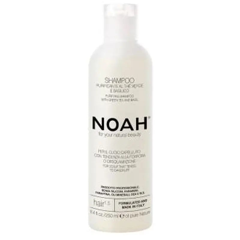 Noah Purifying Shampoo With Green Tea And Basil 250Ml.