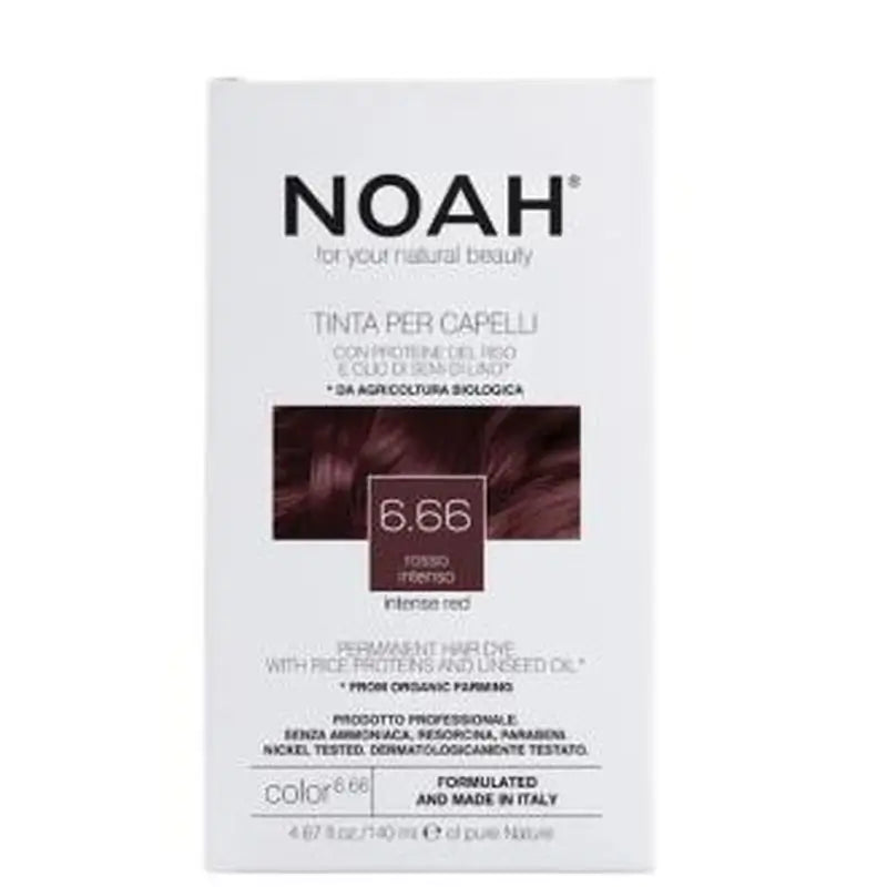 Noah Intense Red Chestnut Hair Dye 6.6 140Ml.