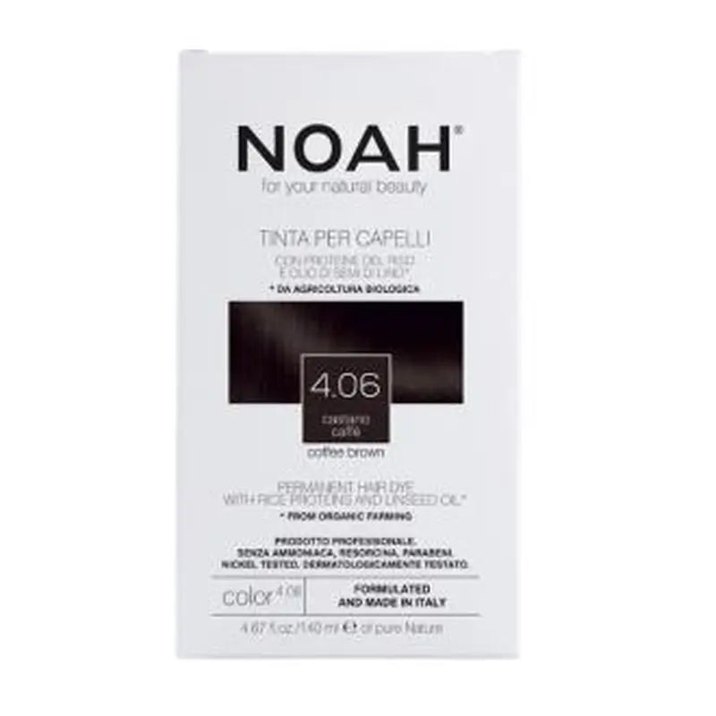 Noah Coffee Brown Hair Dye 4.06 140Ml.