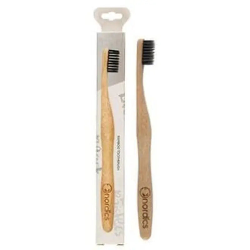 Nordics Oral Care Bamboo Toothbrush - Carbon Binchotan