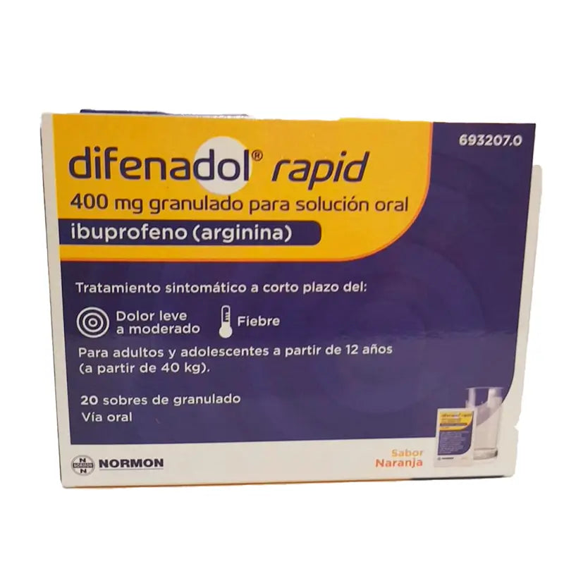 Normodol 400 mg Granules for Oral Solution Efg, 20 sachets