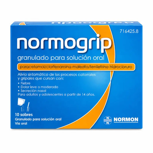 Normogrip Granulate for Oral Solution, 10 sachets