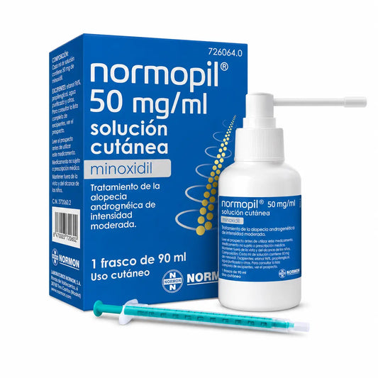 Normopil 50 mg/ ml Minoxidil 1 Bottle Cutaneous Solution, 90 ml