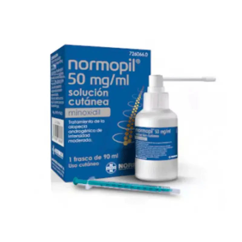Normopil 50 mg/ ml Minoxidil 1 Bottle Cutaneous Solution, 90 ml