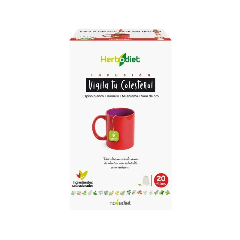Novadiet Herbodiet Vigila Colestero , 20 filters
