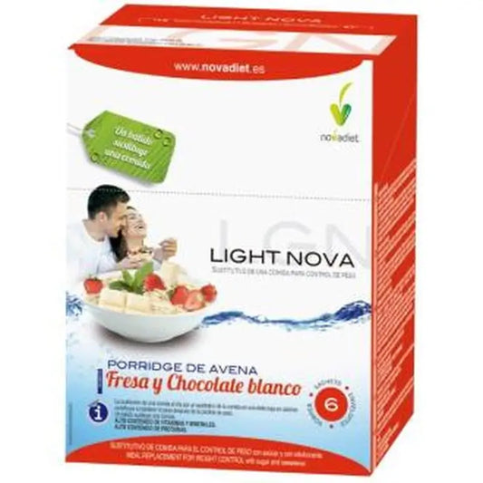 Novadiet Light Nova Porridge Strawberry 6 Sbrs.