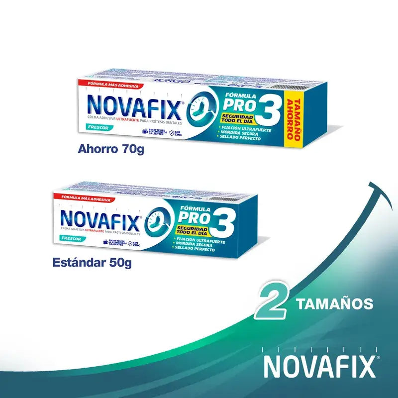 Novafix Pro 3 Denture Adhesive Cream Freshness 50gr