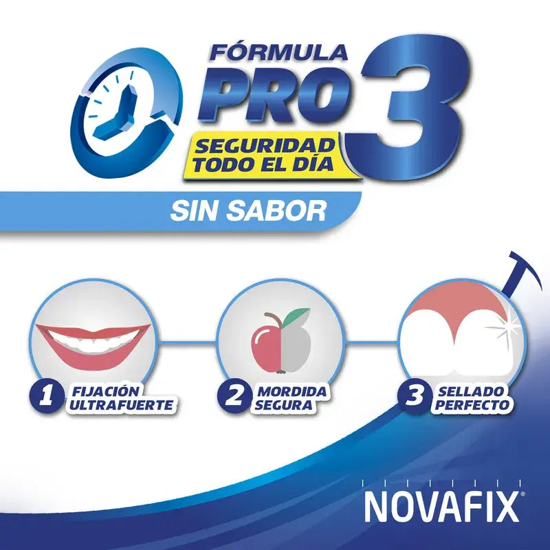 Novafix Pro3 Flavourless Denture Adhesive Cream , 50 g