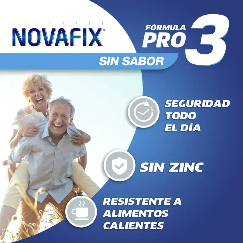 Novafix Pro3 Flavourless Denture Adhesive Cream , 50 g