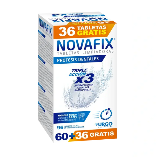 Novafix Triple Action Cleansing Tablets, 96 Units