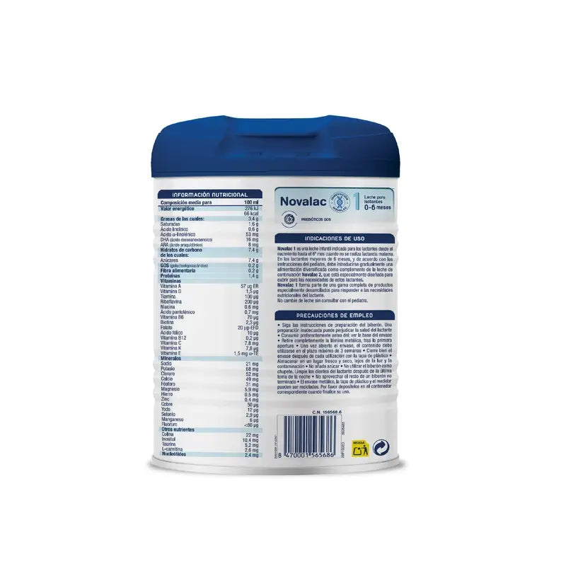 Novalac 1 Starter Milk, Pack 4 X 800 g