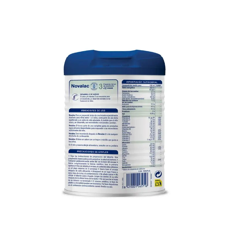 Novalac 3 Growing-Up Milk, 6X800 Gr