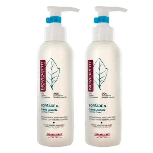 Noviderm Boreade Washing Cream, Pack 2 x 200 ml