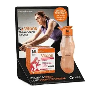 Cinfa Ns Vitans Thermodrink Fitness 14 sachets + Gift Bottle