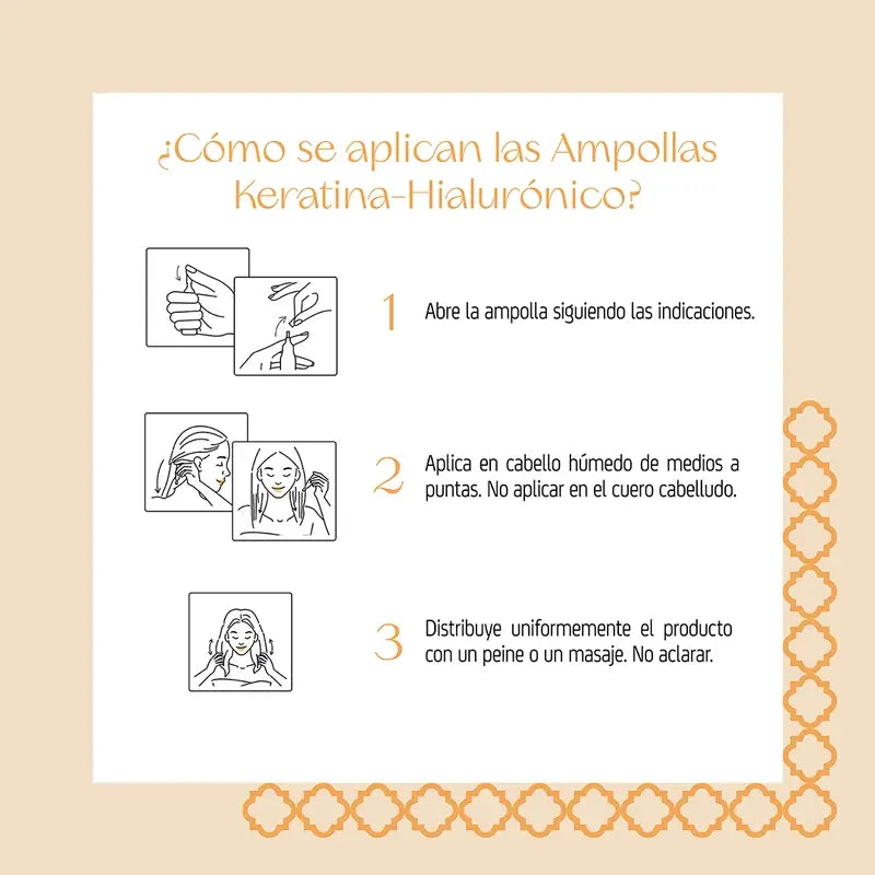 Nuggela & Sulé Keratin-Hyaluronic Ampoules , 4 x 10 ml