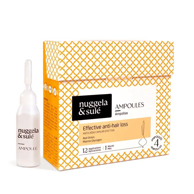 Nuggela & Sulé Anti-Hair Loss Ampoules Pack 4 Ampoules 10 Ml