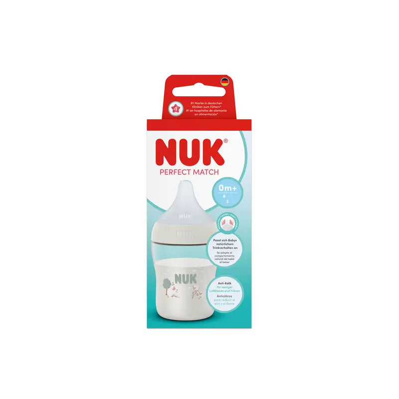 NUK Perfect Match Sheep Baby Bottle, 150 ml, Size S, 0M+