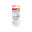 Nuk Mommy Feel Soother 0-9 M Blue-Grey , 2 units