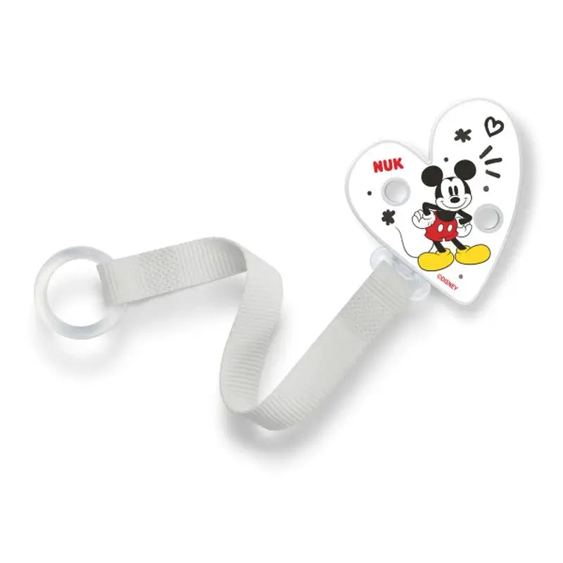 NUK Mickey Mouse Dummy Clip 0m+