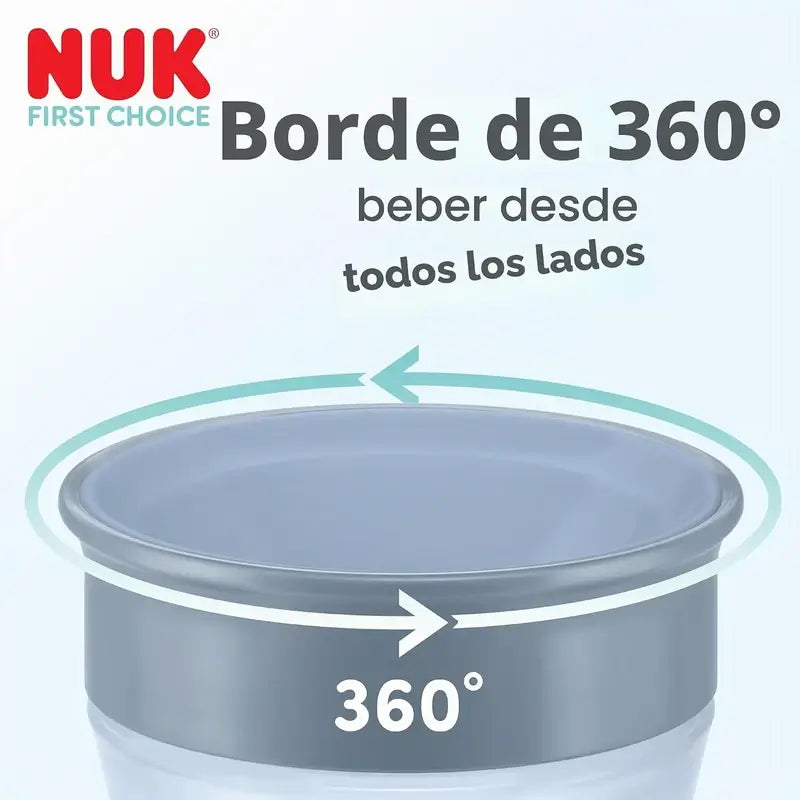 NUK Magic Cup Mickey Mouse Training Cup 230 ml 8m+ Grey