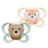NUK Perfect Match Air Silicone Dummy T0 0–2 months Fox/Bear, 2 pcs