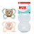 NUK Perfect Match Air Silicone Dummy T0 0–2 months Fox/Bear, 2 pcs