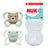 NUK Perfect Match Air Silicone Dummy T1 0–6 months Bear/Frog, 2 pcs