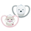 NUK Perfect Match Air Silicone Dummy T3 18–36 months Cat/Polar Bear, 2 pcs