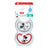NUK Perfect Match Air Silicone Dummy T1 0–6 months Mickey Mouse Red/Grey, 2 pcs