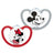NUK Perfect Match Air Silicone Dummy T3 18–36 months Mickey Mouse Red/Grey, 2 pcs