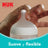 NUK Perfect Match Silicone Teat with Flow Control for 6 months and over, pack of 2