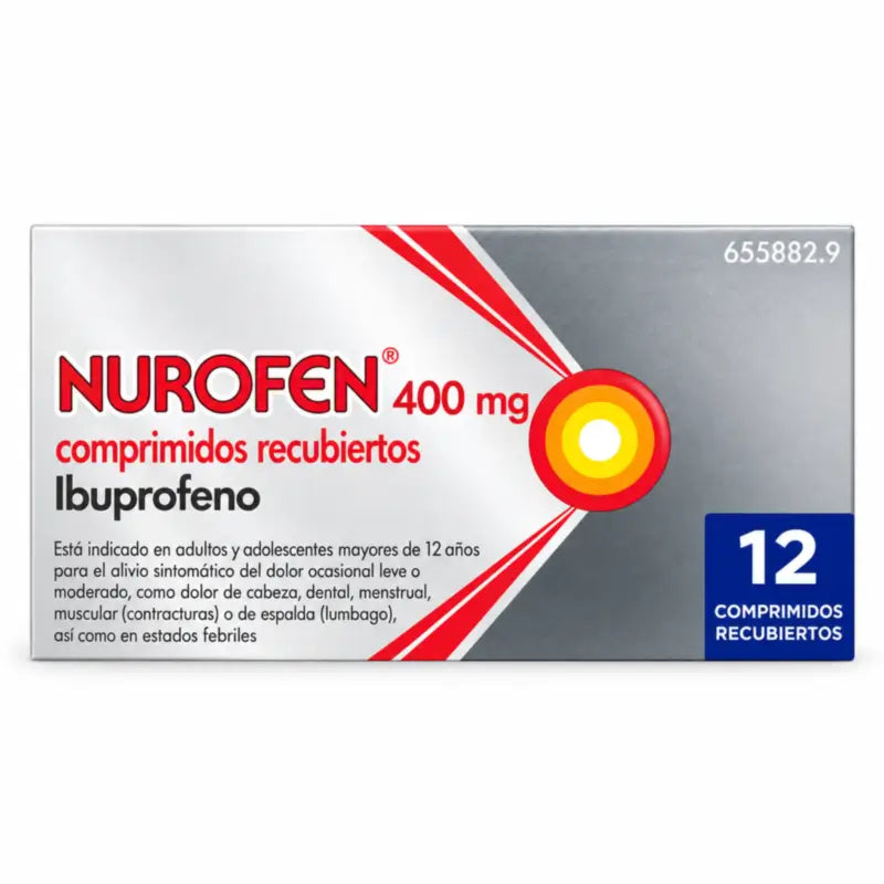 Nurofen 400 mg, 12 Film-coated Tablets