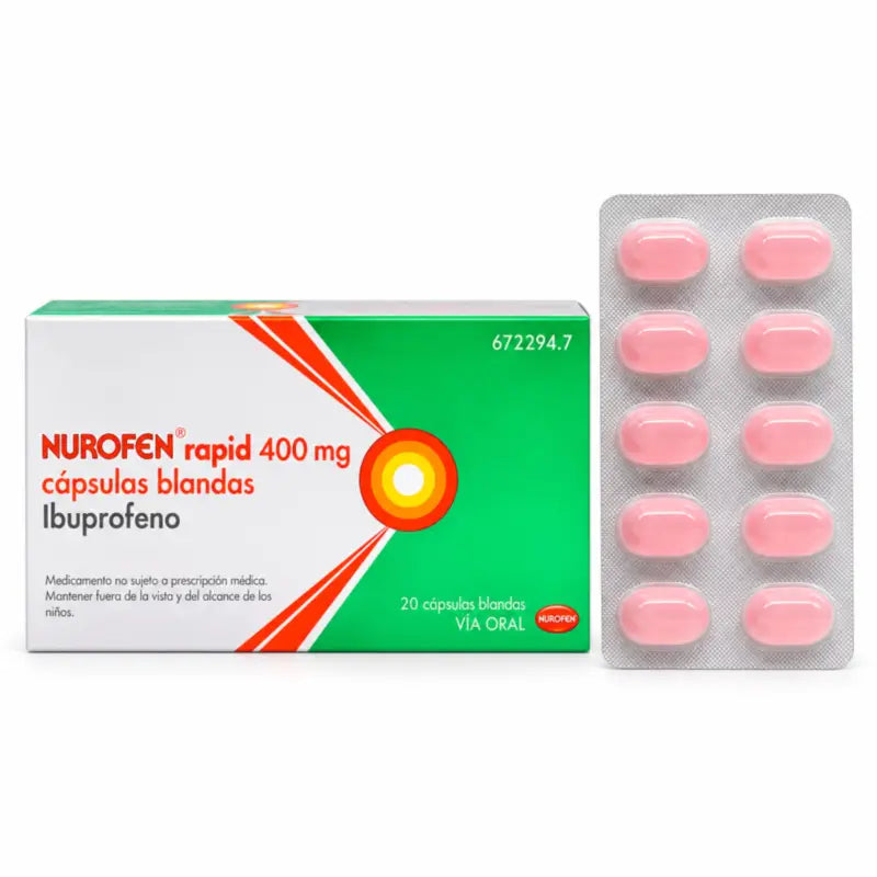 Nurofen Rapid 400 mg, 20 Soft Capsules