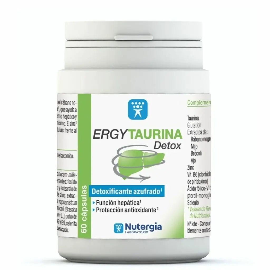 Nutergia Ergytaurin Detox , 60 capsules