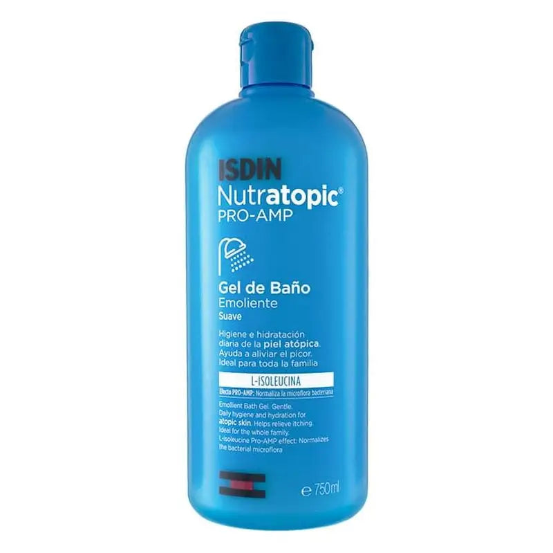 Isdin Nutratopic Pro-Amp Emollient Bath Gel 750ml