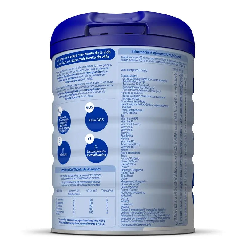 Nutribén AR Anti-Reflux and Anti-Regurgitation Milk 800 g