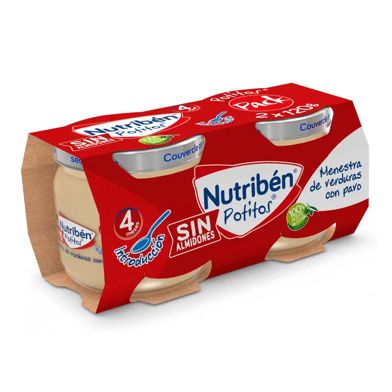 Nutribén Pack Potito Inicio a la Merienda, 2X120g