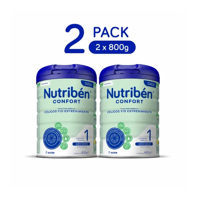 Nutribén Confort 1 Milk Starter, 2 x 800 grams