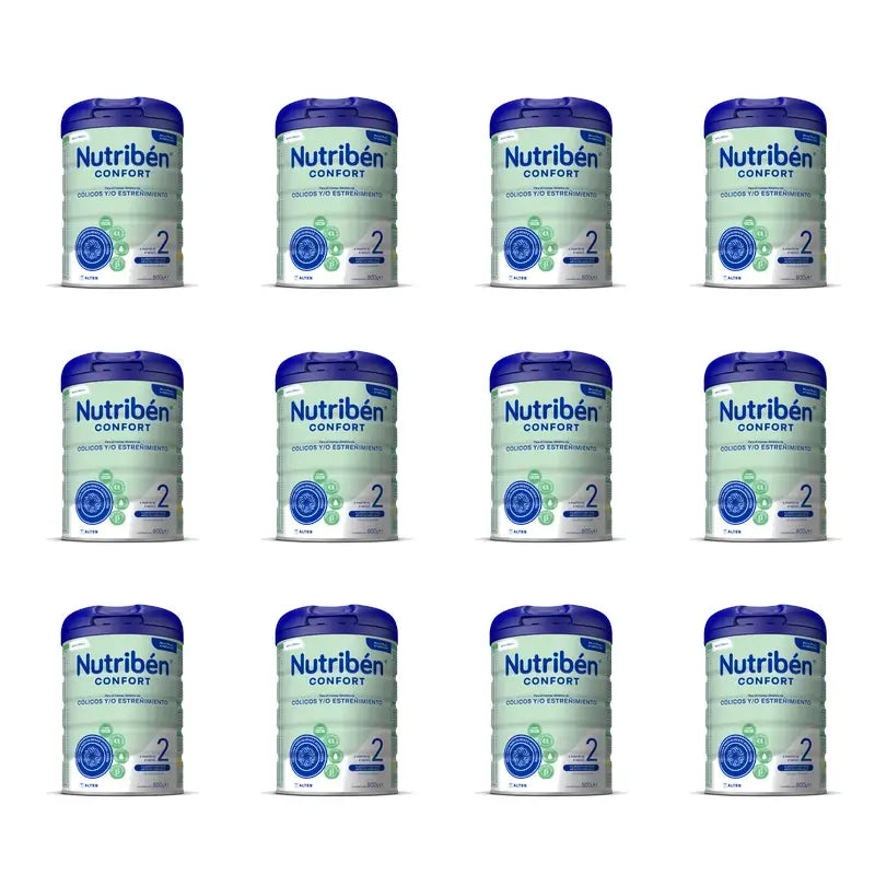 Nutribén Confort 2 Milk Continuation, 12 x 800g
