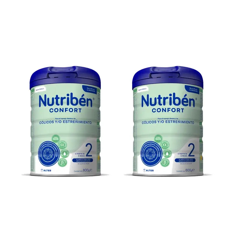 Nutribén Confort 2 Milk Continuation, 2 x 800 g